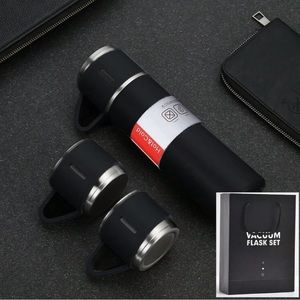 3pcs Stainless Steel Insulated Bottle & Water Cup Set
